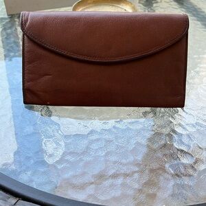 Buxton cowhide leather vintage wallet